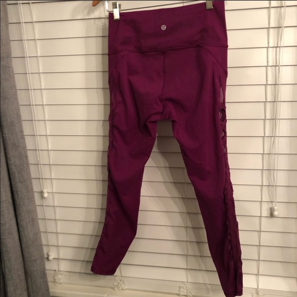 Lululemon Purple Grape High Times Rhythm Pants - Picture 5 of 7